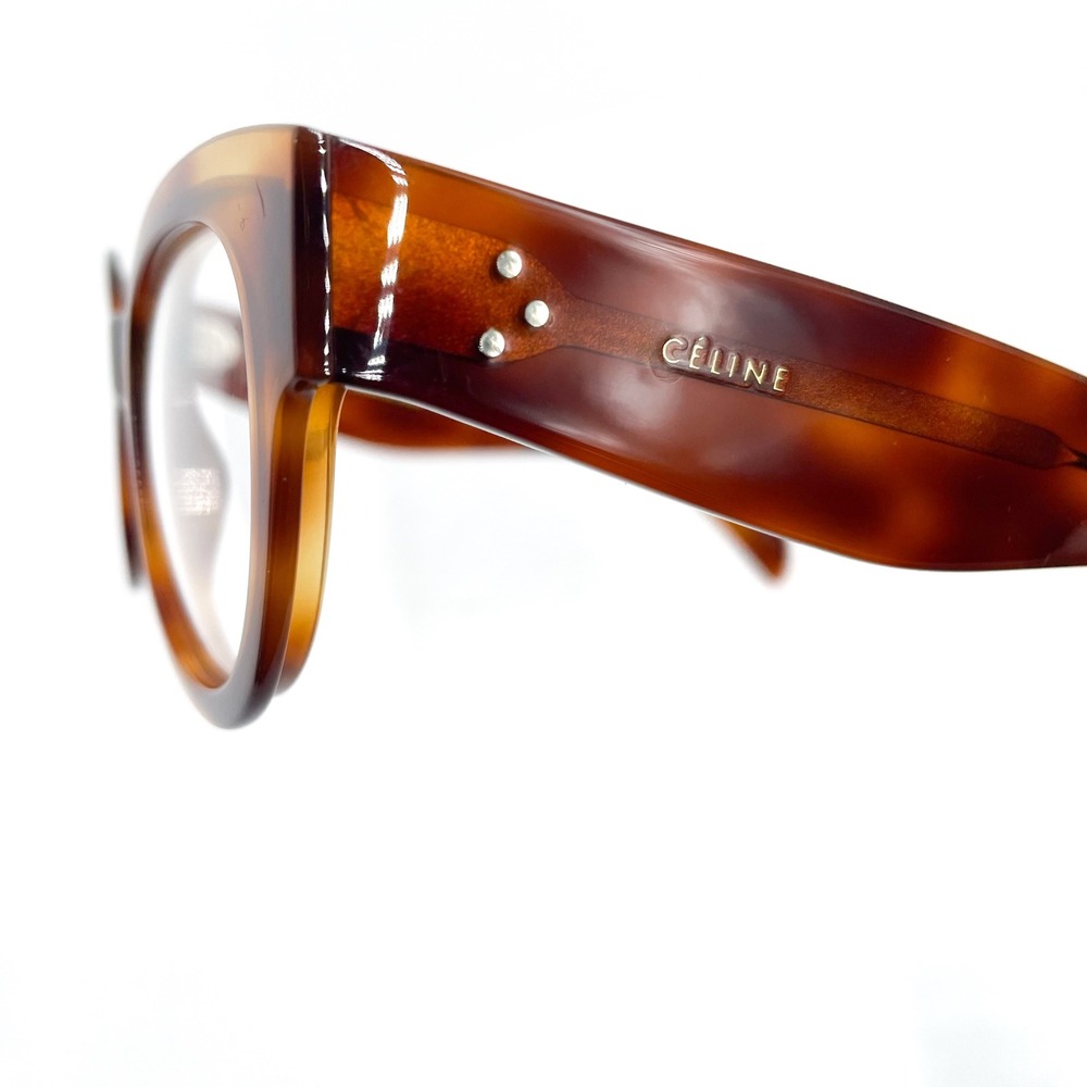 Celine Eyeglasses Frames Tortoise Shell‎ Cat Eye … - image 8